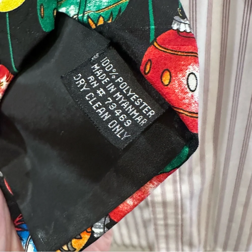 Looney Tunes Vintage Christmas Decorations Necktie 1995